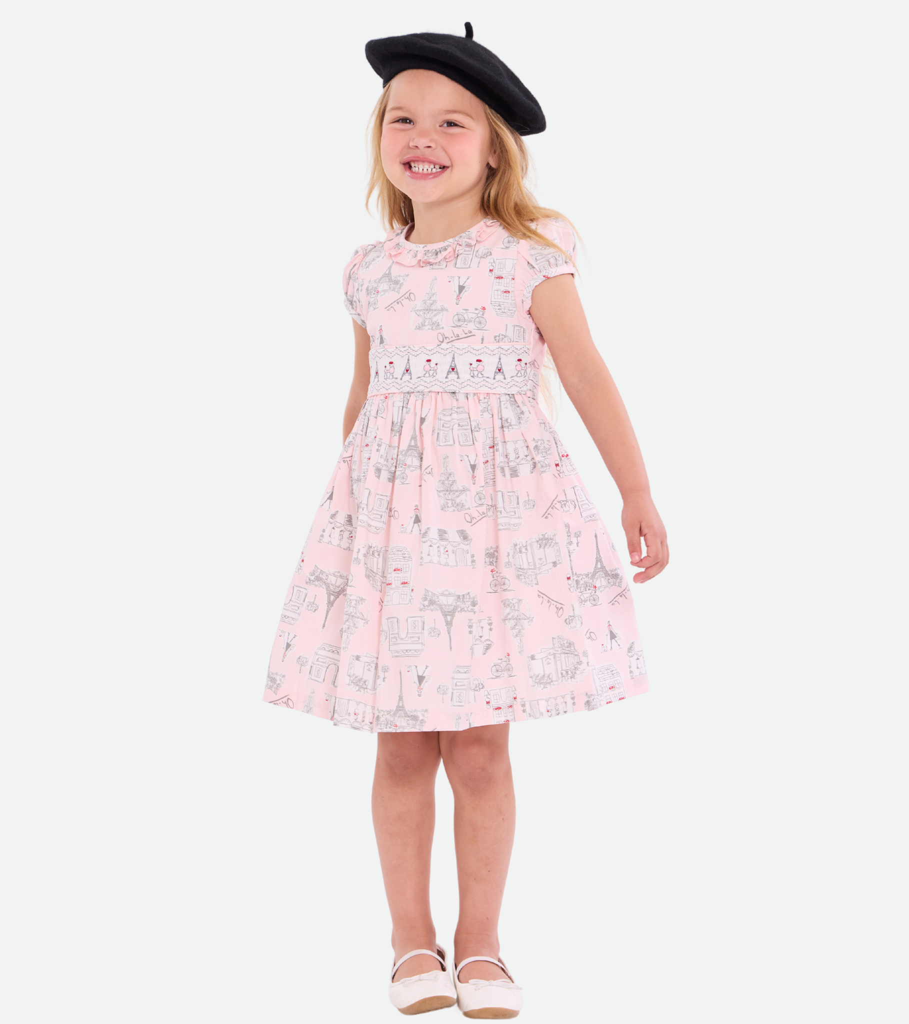 Cherie Paris Smocked Dress
