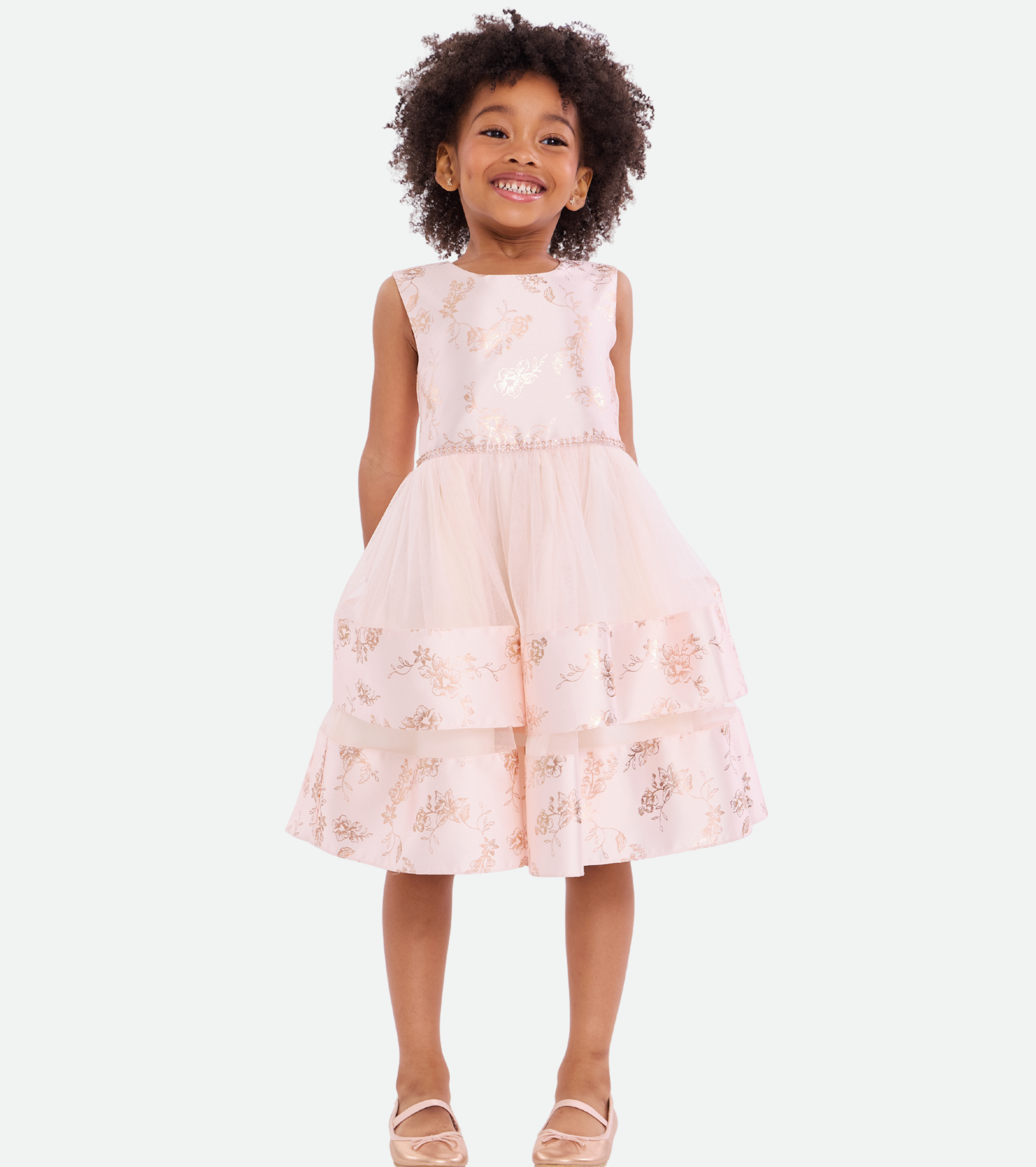 Olivia Tiered Floral Party Dress